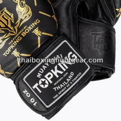 Boxhandschuhe TOP KING TKBGCH-CHAIN Schwarz Gold