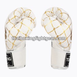 Boxhandschuhe TOP KING TKBGCH-CHAIN Weiß Gold