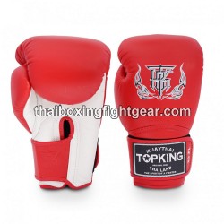 Boxhandschuhe TOP KING SUPER DOUBLE TONE-TKBGSV Rot Weiß