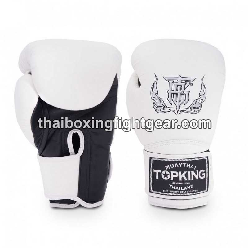 Boxhandschuhe TOP KING SUPER DOUBLE TONE-TKBGSV Weiß Schwarz