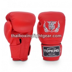 Boxhandschuhe TOP KING SUPER SINGLE TONE-TKBGSV Rot