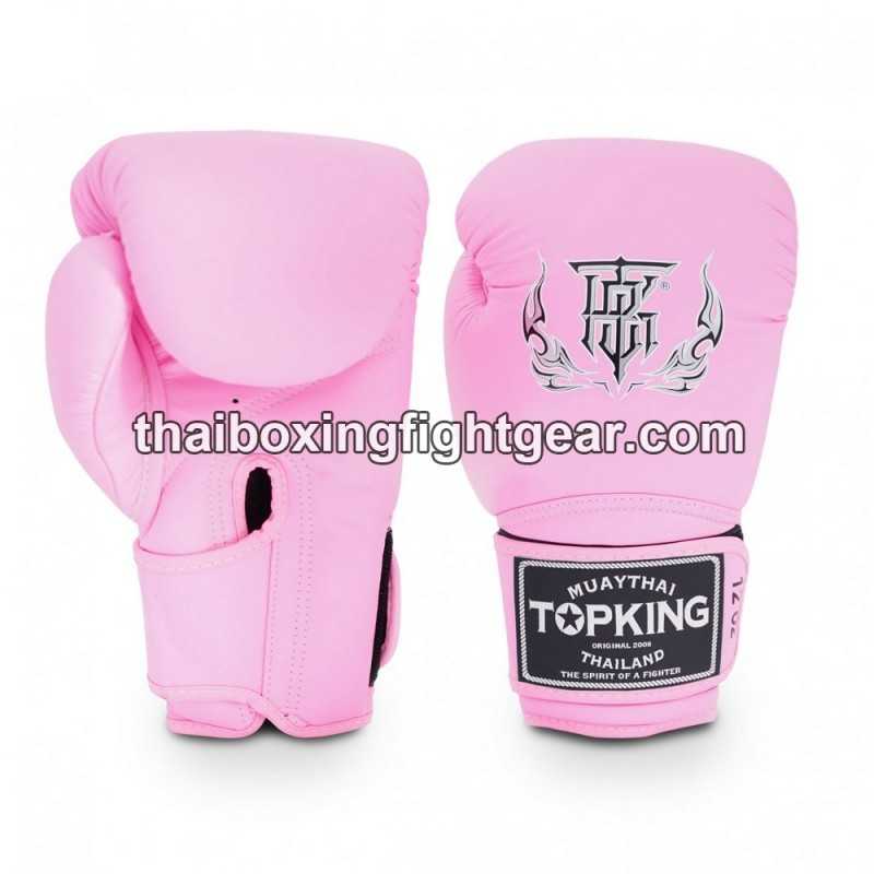 Boxhandschuhe TOP KING SUPER SINGLE TONE-TKBGSV Rosa
