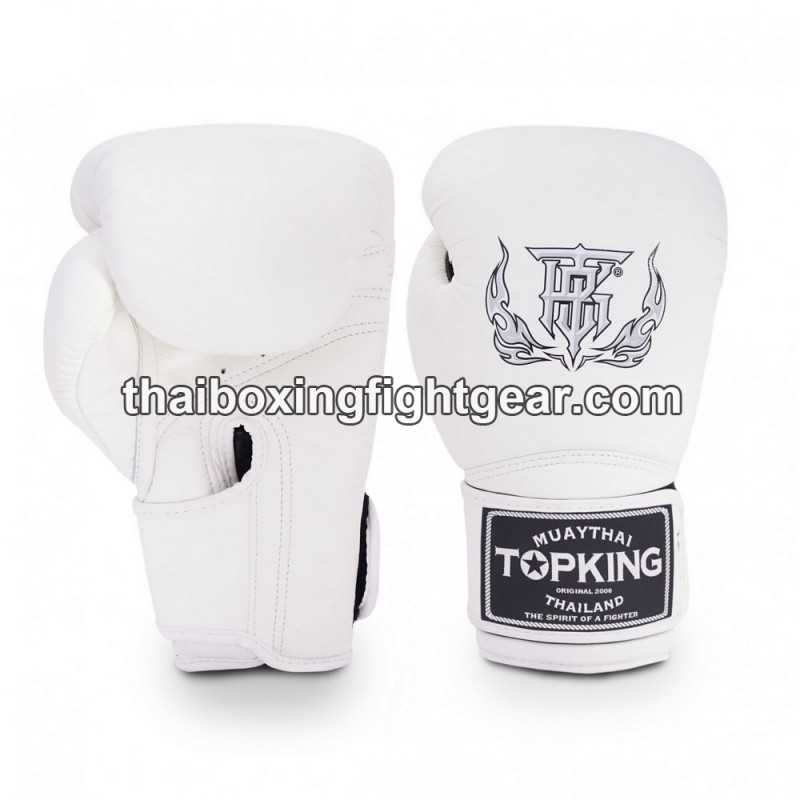 Boxhandschuhe TOP KING SUPER SINGLE TONE-TKBGSV weiß