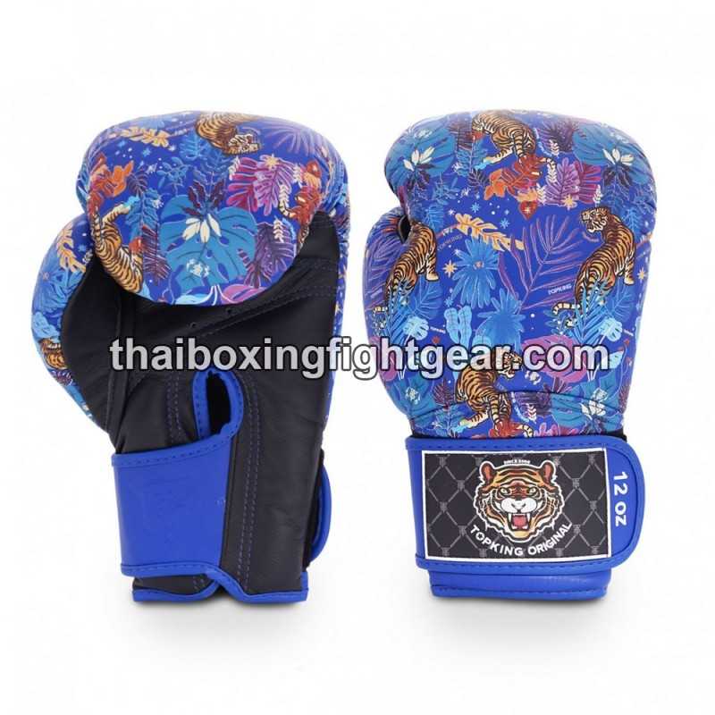 Boxhandschuhe TOP KING WILD TIGER KING-TKBGWT Blau