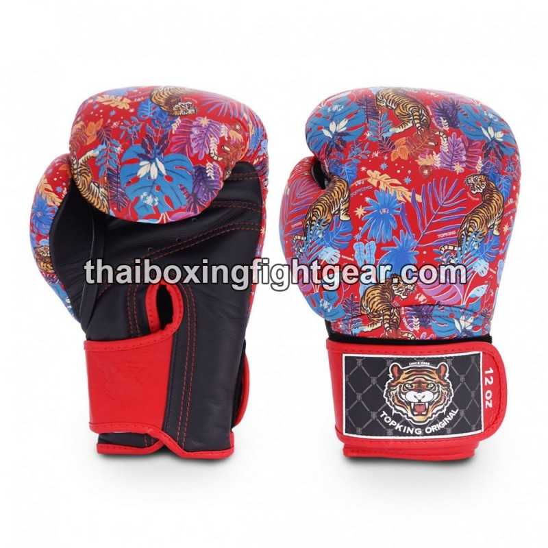 Boxhandschuhe TOP KING WILD TIGER KING-TKBGWT Rot